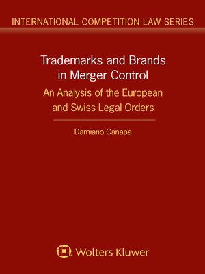 cover image of Trademarks and Brands in Merger Control